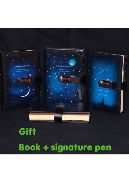 Bordo A5 2022 Yeni Şifre Kilitli Defter Yaratıcı Günlüğü Defter 130 Sayfa 260 Sayfa Öğrenciler Gizlice Defter Günlüğü El Defter Tutmak (Yurt Dışından)