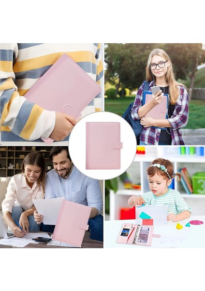 Gök Mavisi Yeni Pu Deri A6 Bağlayıcı Bütçe Planlayıcısı Dizüstü Nakit Zarf Organizatör Sistemi Temizle Fermuarlı Cepler Gider Bütçe Sayfaları (Yurt Dışından) fiyatları