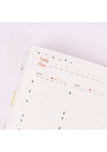 B Sharkbang 365 Gün Renkli Sayfalar Günlük Haftalık Aylık Dergiler Defter Planlayıcı Yıl Programı Planı Not Eskiz Defterleri Kırtasiye (Yurt Dışından) indirimleri