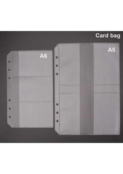 Kart Çantası 2 Adet A5 Sharkbang 40 Sayfa A5 A6 Gevşek Defter Dolum Spiral Bağlayıcı Dizin Iç Sayfa Aylık Haftalık Yapılacaklar Listesi Kağıt Kırtasiye (Yurt Dışından)