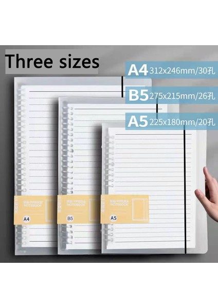 Izgara Dolum B5 60 Yaprak Gevşek Yaprak Defter A5 Doldurulabilir Sayfa Günlüğü Planlayıcısı Ofis Okul Malzemeleri Kırtasiye Sevimli Jel Kalemler Öğrenci Yazma (Yurt Dışından) modelleri