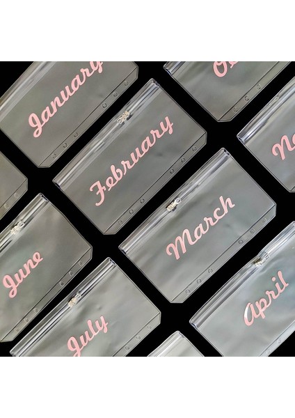 Nisan A6 A5/a6 Ay Nakit Planlayıcısı Bağlayıcı Cepler Pvc Gevşek Yaprak Çanta Fermuar Klasörleri 6 Halkalı Defter Bağlayıcı Kılıfı Belge Dosyalama Çantaları (Yurt Dışından) fiyatları