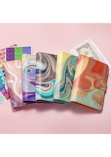 Yeşil A6 A6 Bağlayıcı El Defteri Dunhuang Suluboya Baskı Pu Deri Nakit Bütçe Gevşek Yapraklı Defter Ofis Kırtasiye (Yurt Dışından) fiyatları