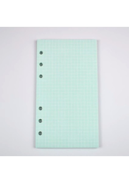 Izgara Yeşil A5 Mınkys 40 Sayfa Renkli Pembe Mor A5 A6 Defter Kağıdı Dolum Spiral Defter Dizin Iç Sayfa Günlük Aylık Haftalık Ajanda (Yurt Dışından)