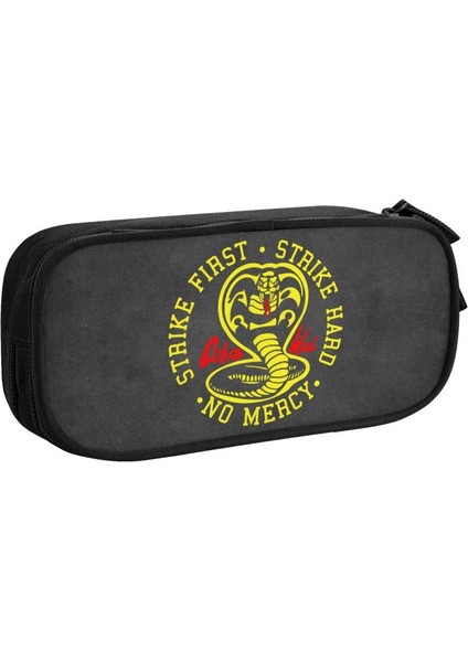 Temizle Kobra Kai Karate Çocuk Kalem Kutuları Kız Erkek Büyük Depolama Strike Ilk Grev Sert 80 S Film Kalem Çantası Öğrencileri Kırtasiye (Yurt Dışından) indirimleri