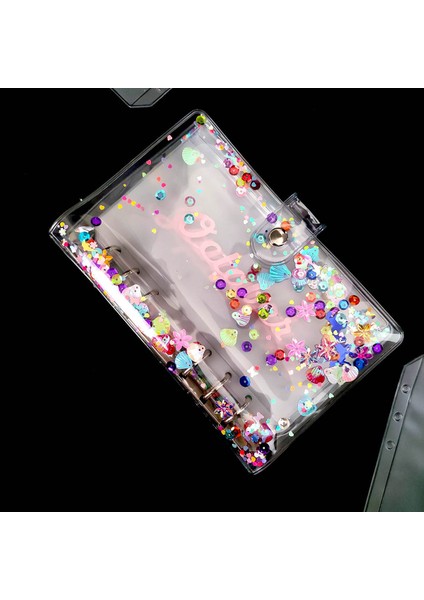 Bling Seti Sharkbang A6 Gevşek Yaprak Aylık Fermuarlı Çanta Nakit Bütçe Zarf Bağlayıcı Bilet Makbuz Saklama Çantası Varlık Yönetimi Hediye Seti (Yurt Dışından) modelleri