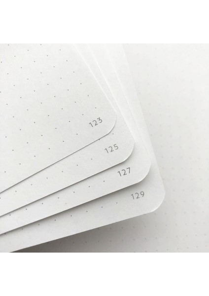 Mor Noktalı 160 Sayfa Buke Bullet Dot Grid Defter Noktalı Günlük Çizim SKETCHBOOK-160GSM Kağıt, Iç Cep, Numaralı Sayfa P1- P160 (Yurt Dışından)