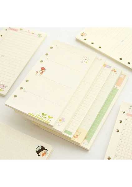 Günlük Plan A6 Sevimli Haftalık Aylık Gündem Planlayıcı Defter Doldurma Kağıtları A5/a6 Renkli Iç Çekirdek Planlayıcı Iç Sayfa Kırtasiye 2022 Yeni (Yurt Dışından) modelleri