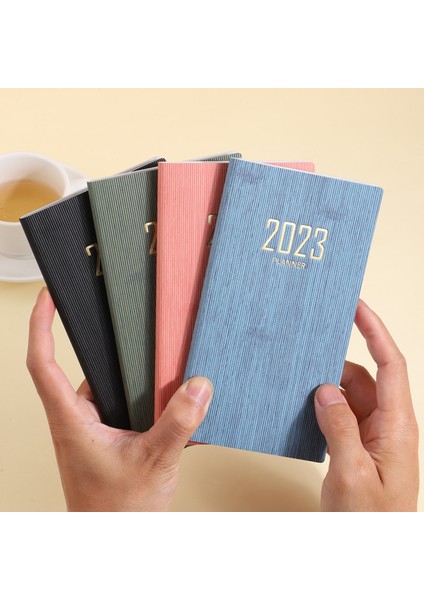 Not Defteri A6 2024 Gündem Defter A6 Papelaria 365 Gün Planlayıcı Takvim Ofis Not Defteri Günlük Caderno Cep Zeszyt Deri Kitaplar Program (Yurt Dışından)