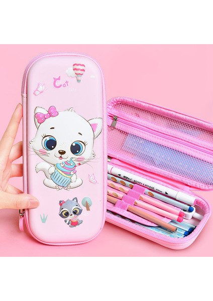 D9 3D Eva Unicorn Sevimli Kalem Kutusu Karikatür Kırtasiye Kutusu Kız Renkli Kalem Kutusu Öğrenci Kalem Kutusu Okul Malzemeleri Hediyeler ipad Durumda (Yurt Dışından)