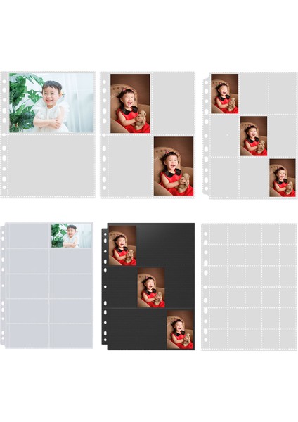 6 Cepli A4 Plrbok 10 Paket A4 11 Delikli Fotoğraf Albümü Sayfaları Kollu Bağlayıcı Dolum Fotoğraflı Kart Oyun Kartı Para Koleksiyonu Yüzüklü Defter 9 Cepli (Yurt Dışından) fiyatları