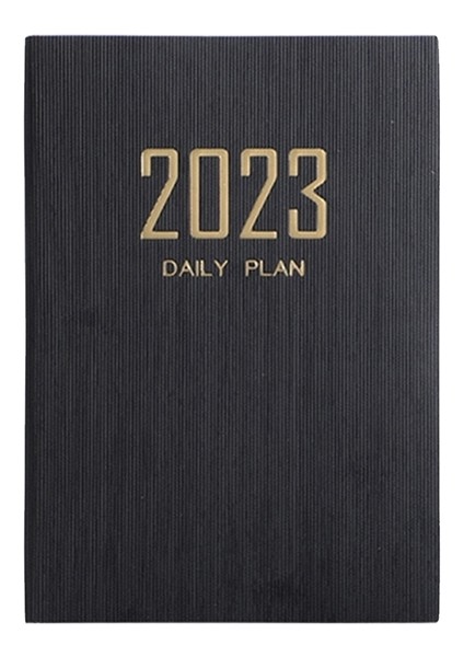 OSS24852BK-A5 2023 Günlük Haftalık Aylık Planlayıcı Dizüstü A5 Renk Dizini 365 Gün Takvim Kitap Dergisi Not Defteri Program Kitap Ofis Kırtasiye (Yurt Dışından)
