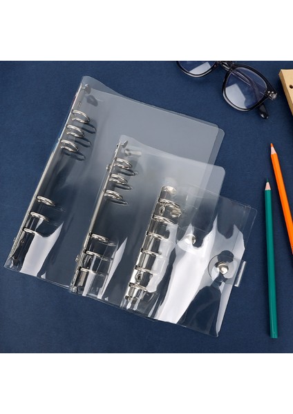 1 Adet Saklama Çantası A6 A7 A6 A5 Spiral Şeffaf Pvc Defter Kapağı Gevşek Günlüğü Bobin Halka Bağlayıcı Bağlayıcı Depolama Toplama Kitap Günlüğü Gündem Planlayıcısı Çantası (Yurt Dışından) modelleri