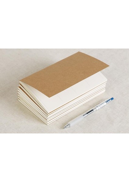 Grafik Kağıdı 3,7"x6,5" Midori Mujıs Gezgin Not Defteri 95MMX165MM Boş Noktalı Izgara Kağıdı Grafik Kağıdı Çizgili 32 Sayfa Cep A6 Stili (Yurt Dışından)