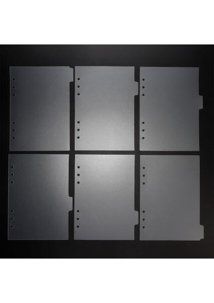 A5 6 Adet A5 A6 Transparentpaper Indeks Bölücü Sevimli 6 Delik Binder Planlayıcısı Dizüstü Kırtasiye Defter Kağıdı Bölücü Aksesuarları (Yurt Dışından) fırsatları