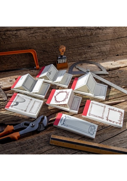 C Journamm 50 Adet/paket Vintage Stil Bloknot Deco Kırtasiye Okul Malzemeleri Lomo Kartları Dıy Malzeme Kağıt Kırtasiye Defter (Yurt Dışından)