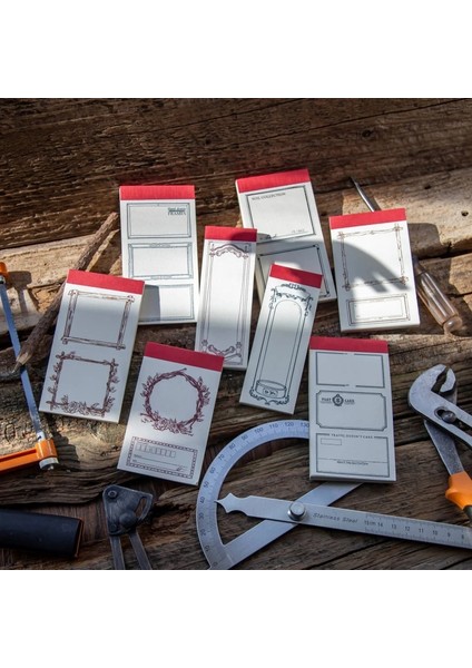 C Journamm 50 Adet/paket Vintage Stil Bloknot Deco Kırtasiye Okul Malzemeleri Lomo Kartları Dıy Malzeme Kağıt Kırtasiye Defter (Yurt Dışından)
