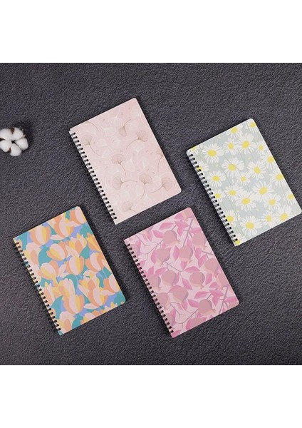 BX-4532-01 A5 A5 A6 A7 Kerry Yaratıcı Gevşek Yaprak Bobin Kitap Ins Çiçek Öğrenci Not Defteri Gelişmiş Günlüğü Ciltli Defter (Yurt Dışından) modelleri