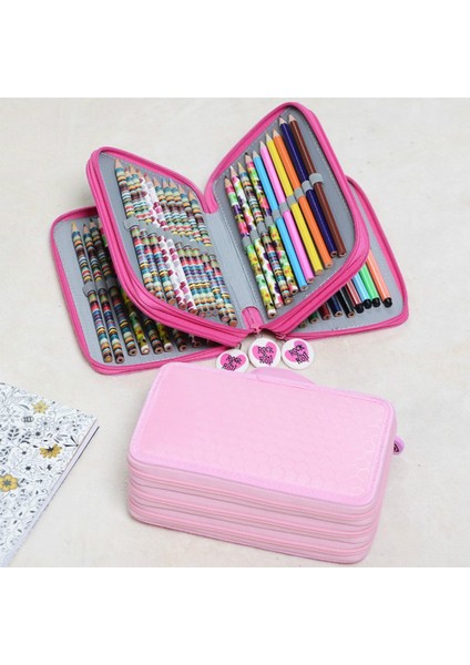 Siyah 72 Tutucu 4 L 2/3/4 Kat Kalem Kutusu Kawaii Kırtasiye Kızlar Için Kalem Kutuları Kalem Kutuları Okul Çantası 3 Bölmeler Okul Kuburluklar 04856 (Yurt Dışından) modelleri