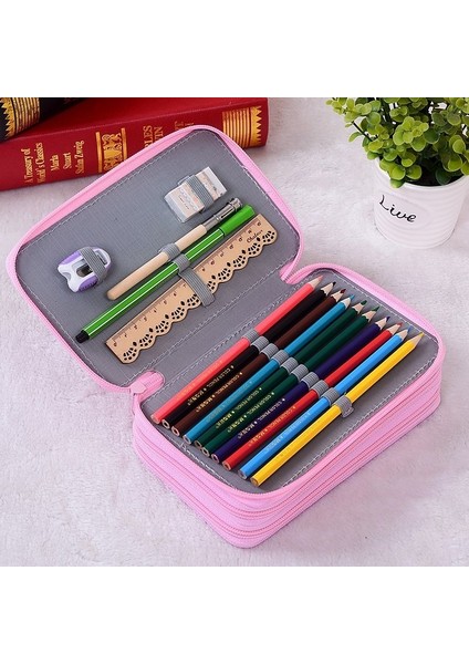 Siyah 72 Tutucu 4 L 2/3/4 Kat Kalem Kutusu Kawaii Kırtasiye Kızlar Için Kalem Kutuları Kalem Kutuları Okul Çantası 3 Bölmeler Okul Kuburluklar 04856 (Yurt Dışından) indirimleri