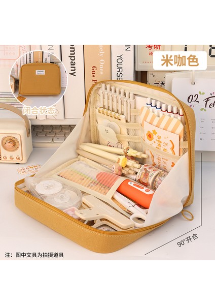 3003 Kızlar Için Kalem Kutuları Şeffaf Kalem Kutusu Okul Malzemeleri Estuches Büyük Kapasiteli Trousse Kawaii Kırtasiye Kalem Kutusu (Yurt Dışından)