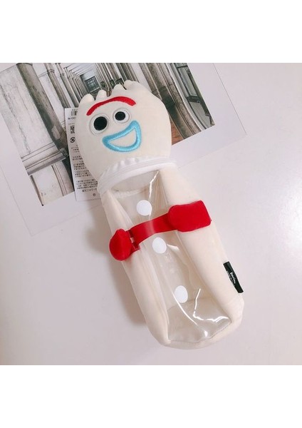 Çatal Disney Peluş Kalem Kutusu Kalemlik Popüler Kız Erkek Dikiş Şeffaf Saklama Çantası Hediye Okul Ofis Kırtasiye Kawaii Kalem Çantası (Yurt Dışından)