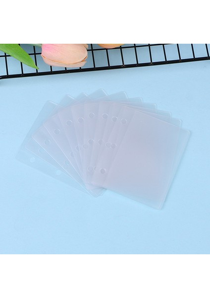 10 Adet Mat Kart Çantası Mini 3 Halka Bağlayıcı Günlüğü El Kitabı Kore Kırtasiye Defter ve Dergisi Scrapbooking Okul Malzemeleri (Yurt Dışından)