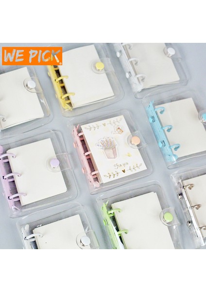 10 Adet Mat Kart Çantası Mini 3 Halka Bağlayıcı Günlüğü El Kitabı Kore Kırtasiye Defter ve Dergisi Scrapbooking Okul Malzemeleri (Yurt Dışından) fiyatları