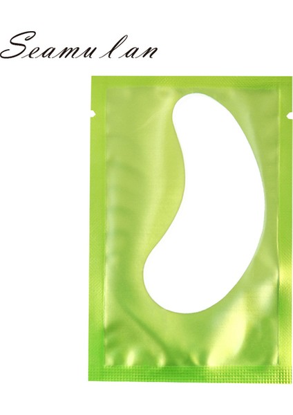 Green-50 Pcs Kirpik Uzatma Göz Yamaları 50 Çift/grup Makyaj Jel Pedi Kirpik Göz Altı Pedleri Kirpik Yamaları Çıkartma Pedleri Uzatma Için (Yurt Dışından)