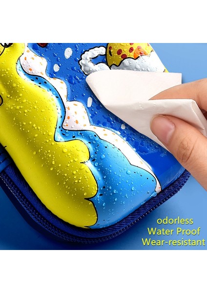Uzay Gemisi 1 3D Uzay Sevimli Kalem Kutusu Okul Kırtasiye Kutusu Plastik Karikatürler Çocuklar Için Kalem Kutuları Kalem Kutusu Hediyeler Öğrenci Kalem Kutusu Kawaii Çanta (Yurt Dışından)