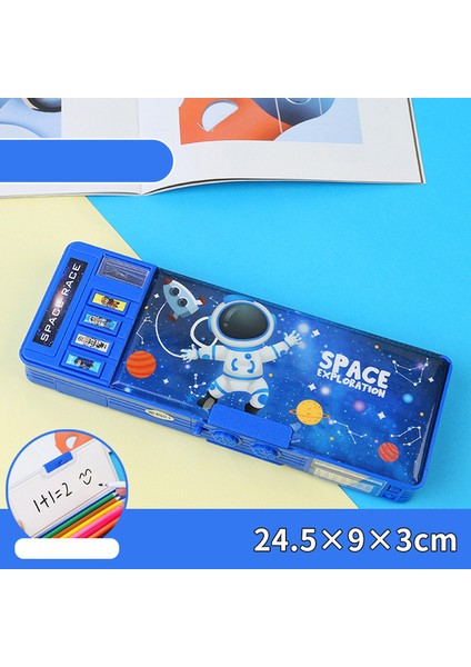 Şifre Dinozor Kalem Kutusu Şifre Kawaii Kırtasiye Kalem Kutusu Estuche Escolar Sevimli Kalem Kutusu Trousse Kalemlik Deformasyon Kalem Kutusu (Yurt Dışından)