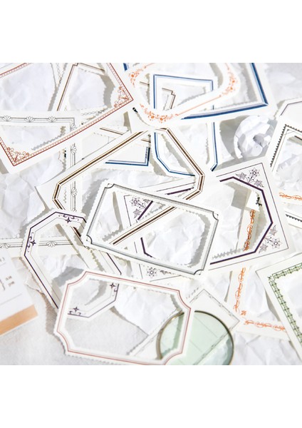 Bir Shanbu 50 Sayfa Retro Çerçeve Serisi Bloknotlar Hafif Kağıt Deco Scrapbooking Vintage Malzeme Kağıt Kolaj Önemsiz Günlük Fotoğraf (Yurt Dışından) indirimleri