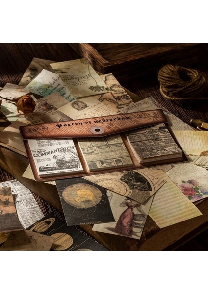 E Nedıe 60 Adet/paket Hafif Kağıt Malzemeleri Kağıt Dekor Önemsiz Dergisi Dıy Scrapbooking Planlayıcısı Yaratıcı Kırtasiye Vintage Bloknot (Yurt Dışından) fırsatları