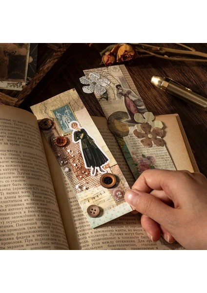 E Nedıe 60 Adet/paket Hafif Kağıt Malzemeleri Kağıt Dekor Önemsiz Dergisi Dıy Scrapbooking Planlayıcısı Yaratıcı Kırtasiye Vintage Bloknot (Yurt Dışından) indirimleri