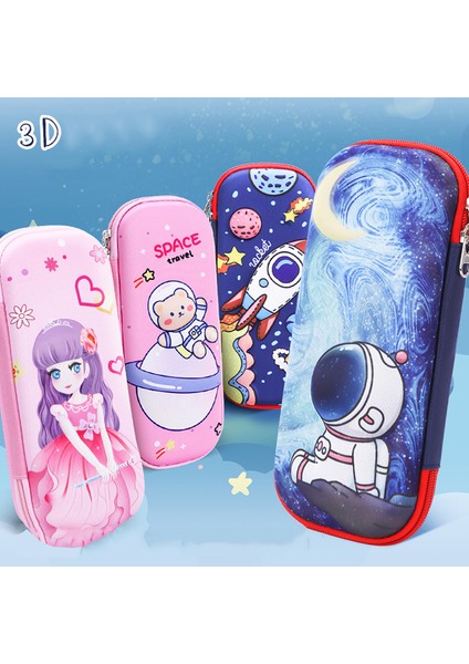 23 3D Kalem Kutusu Okul Malzemeleri Unicorn Kalem Kutusu Kalemlik Kumaş Yüzey Kalem Kutusu Trousse Kawaii Kırtasiye Kalem Kutuları (Yurt Dışından)
