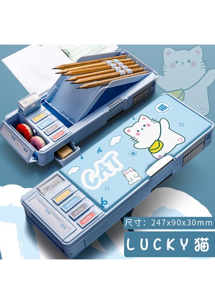 Kilitsiz Dinozor Kalem Kutusu Şifre Kawaii Kırtasiye Kalem Kutusu Estuche Escolar Sevimli Kalem Kutusu Trousse Kalemlik Deformasyon Kalem Kutusu (Yurt Dışından)