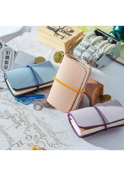 A4 Mini Taşınabilir Dizüstü Çekirdek Seyahat Dergisi Kitapçığı 4.6*2.8 cm Not Defteri Günlüğü Kitap Günlük Planlayıcısı Organizatör Cüzdan Eskiz Defteri (Yurt Dışından) modelleri