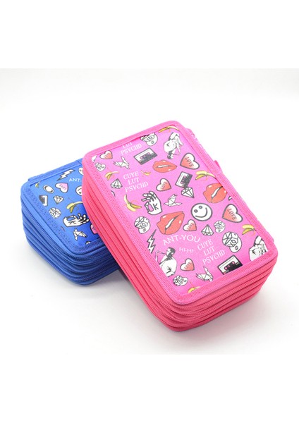 Stil 9 72 Delik Kalem Kutusu Büyük Kawaii Kalem Kutuları Sanat Kırtasiye Trousse Scolaire Kalem Kutusu Okul Malzemeleri Öğrenci Sevimli Kalem Kutusu (Yurt Dışından) indirimleri