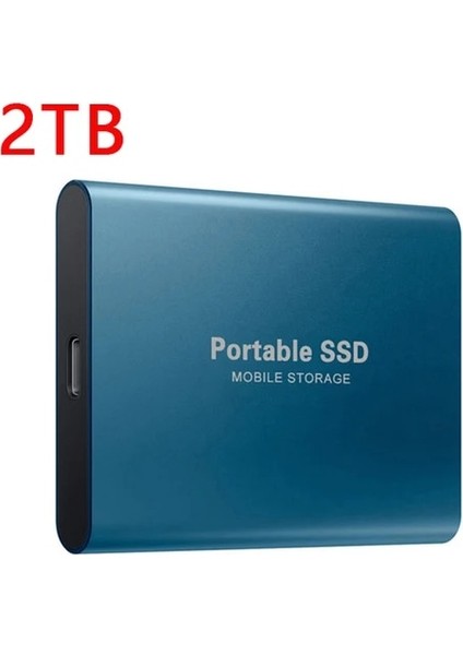2 Tb Mavi 2023 Taşınabilir Disko Duro Externo USB 3.1 Tip-C M.2 SSD Harici Sabit Disk 500 GB 1 Tb 2 Tb Flash Sürücü 8 Tb Dizüstü Bilgisayarlar Için Sabit Diskler (Yurt Dışından)