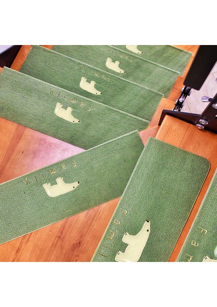 Stil 3 5PCS(55X22X4.5CM) 1/5/10/14PCS Aydınlık Yumuşak Merdiven Basamağı Pedleri Çeşitli Desen Kendinden Yapışkanlı Kaymaz Emici Merdiven Halı Pedi Koruma Pedi (Yurt Dışından)