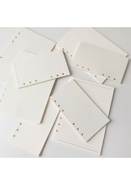 A5 Boş A5 A6 Gevşek Yaprak Defter Dolum Ciltleyici 60 Sayfa Iç Kağıt Günlük Planlayıcı Iç Sayfa Haftalık Aylık Yapılacaklar Listesi Not Defteri (Yurt Dışından)