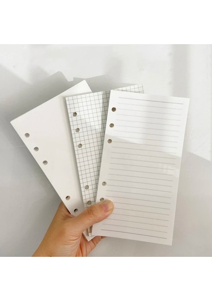 A5 Boş A5 A6 Gevşek Yaprak Defter Dolum Ciltleyici 60 Sayfa Iç Kağıt Günlük Planlayıcı Iç Sayfa Haftalık Aylık Yapılacaklar Listesi Not Defteri (Yurt Dışından)