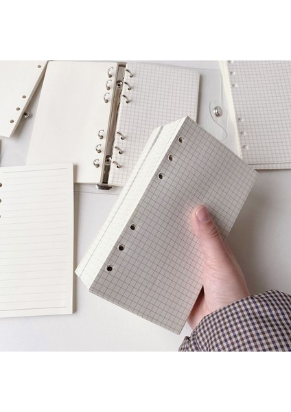 A5 Boş A5 A6 Gevşek Yaprak Defter Dolum Ciltleyici 60 Sayfa Iç Kağıt Günlük Planlayıcı Iç Sayfa Haftalık Aylık Yapılacaklar Listesi Not Defteri (Yurt Dışından)