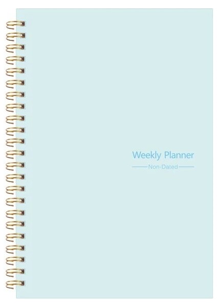 Açık Mavi A5 2023 A5 Gündem Planlayıcısı Defter Günlüğü Haftalık Planlayıcısı Hedef Alışkanlık Programları Günlük Defterleri Okul Kırtasiye Ofis (Yurt Dışından)