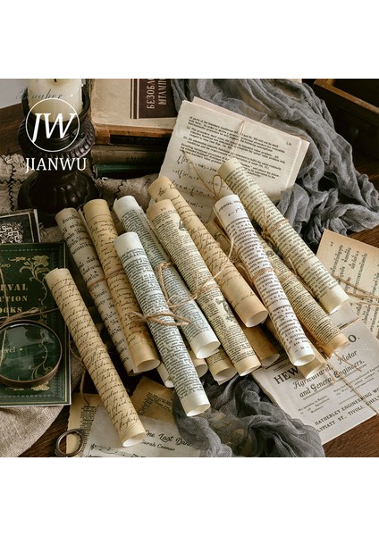 Jian Zhu Kuai Kan Jıanwu 10 Sayfa Vintage Simülasyon Kitap Sayfası Bloknot Dıy El Hesabı Günlüğü Scrapbooking Dekorasyon Malzemesi Kağıt Kırtasiye (Yurt Dışından)