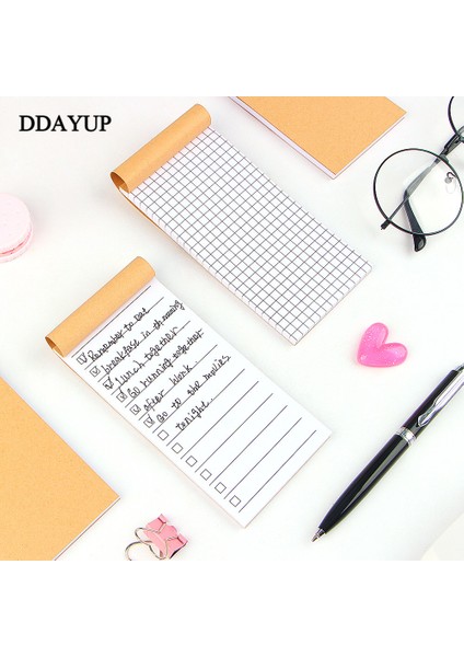 Style4 Cep Kraft Kağıt Bloknot Not Defteri Kırtasiye Scrapbooking Not Notları Yapılacaklar Listesi Gözyaşı Kontrol Listesi Not Defteri (Yurt Dışından)