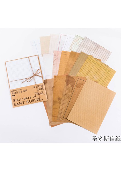 Stil 4 20 Adet Vintage Scrapbooking Diy Kolaj Malzeme Kağıt Dekoratif Retro Kahve Mektup Günlüğü Önemsiz Dergisi Arka Plan Kağıdı Sanat Için (Yurt Dışından)