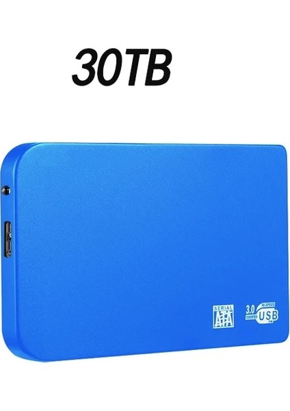 30 Tb Mavi Taşınabilir 128 Tb Yüksek Hızlı Harici Sabit Sürücü 4 Tb 8 Tb 64 Tb SSD Çıkarılabilir Depolama Aygıtı Dizüstü Bilgisayar Mikro Bilgisayarları Için Sabit Disk (Yurt Dışından)
