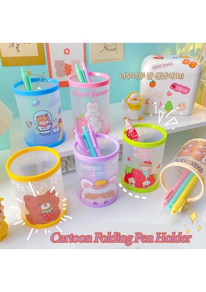 Iki Kaplan Karikatür Yransparent Yuvarlak Kalemlik Saklama Kutusu Sevimli Kalem Kalem Masaüstü Saklama Kutusu Taşınabilir Kozmetik Konteyner (Yurt Dışından) modelleri