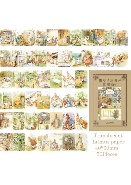 C Journamm 50 Adet/paket Vintage Dekor Kağıt Turnusol Kağıdı Yaratıcı Kırtasiye Malzemeleri Önemsiz Dergisi Dıy Scrapbooking Malzemeleri Kağıt (Yurt Dışından)